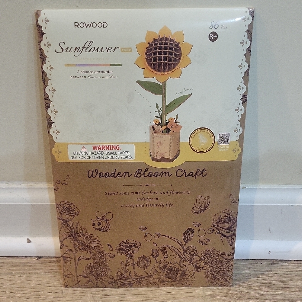 Sunflower Wooden Puzzle Kit
